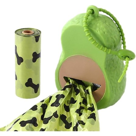 Hundbajpåse - Hundbajpåse, Husdjursavfallshållare | Avocado-formade Lätta Husdjursbajspåsar med Avfallspåse, Läckage