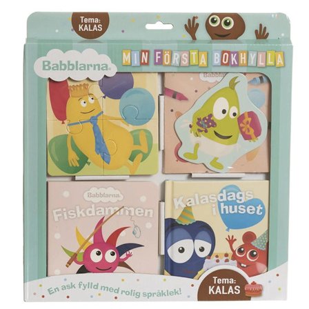 Babblarna Min första bokhylla Kalas
