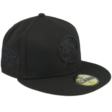 New Era - MLB Noir fitted Casquette - New York Yankees Charcoal Smoke 59FIFTY World Bob Series 2009 Black/Red Fitted @ Hatstore