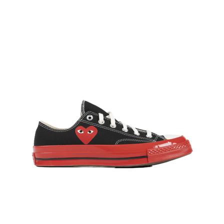 Comme des Garçons Play, Sneakers Zwart, unisex, Maat:41 EU,Canvas