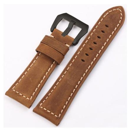 Apple Watch Series 4 40mm frostet split læder Urrem - Mørkebrun Brown