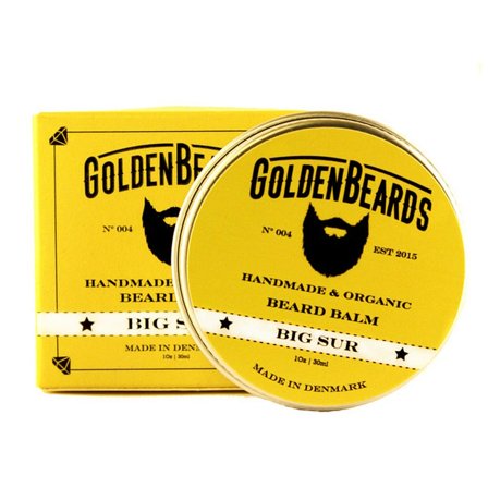 Golden Beards Golden Beards Økologisk Skægbalsam Big Sur 30 ml, Mænd, Mænd, Skægpleje