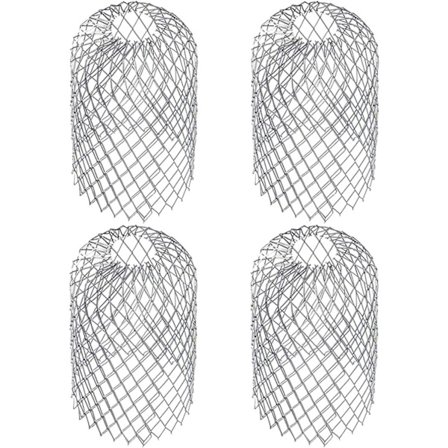 4 stk. til takrenne ca. takrennefilter gitternett stopper blad sil