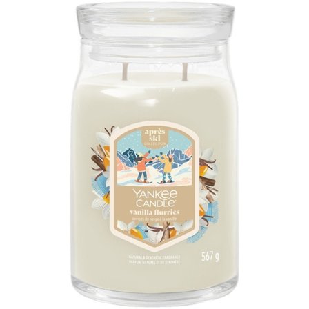 Yankee Candle Signature Large Jar Vanilla Flurries 567g