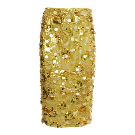 P.a.r.o.s.h. Midi Skirts gul, Dam, Dam, Storlek: S