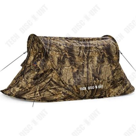 Kamufleringstält - TD - Döda löv - 2 platser - Automatisk - Silverbelagd polyester