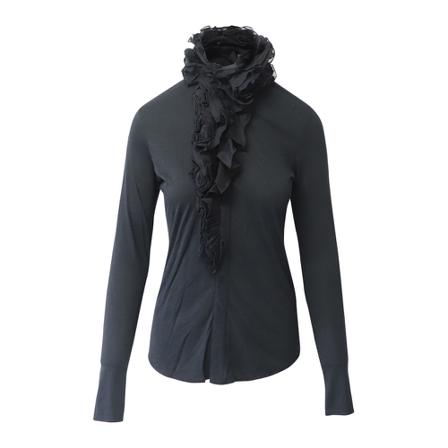 Ralph Lauren, T-Shirts Zwart, Dames, Maat:S,Viscose