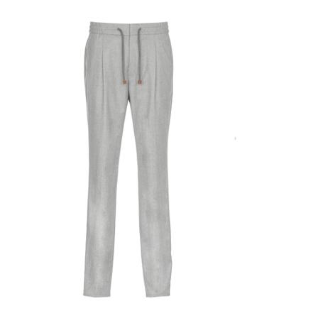 Brunello Cucinelli, Trousers Szary, Mężczyzna, Rozmiar: L