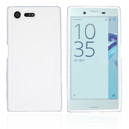 S-Line kuori Sony Xperia X Compact - Valkoinen