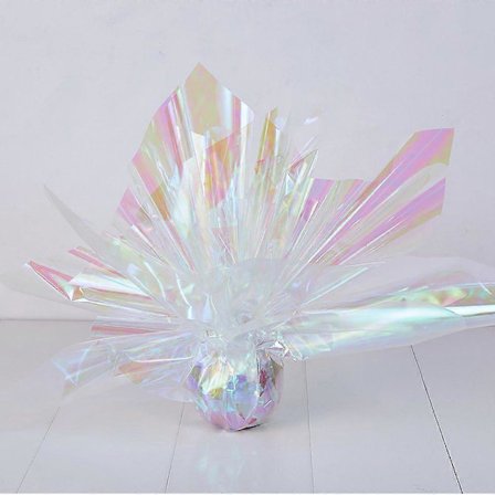 Symphony Foil Regnbågsfolie Cellofan DIY Lollipop Blombukett Material Omslagspapper Omslagspapper (10 ark)