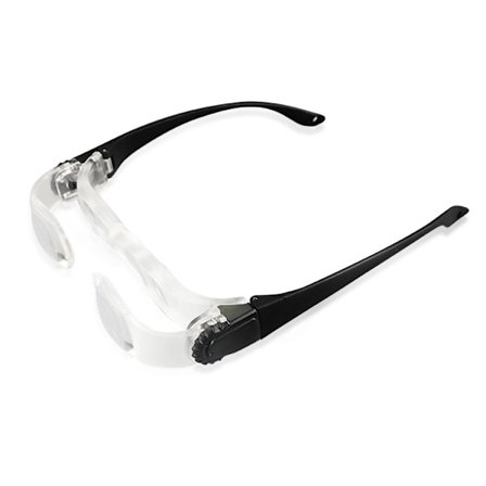 TV-förstorare 2.1x 0 till +300 grader glasögon kikare handsfree förstorare för långsynthet titta på tv ögonförstorare