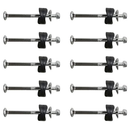 Trampoline skruer, 10 stk Galvaniseret stål Trampoline skruer Fastgørelsestilbehør Kompatibel med Trampoline Assem