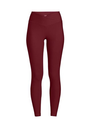 Casall Overlap High Waist Tights Evening Red 38 Evening Red 38 38, Tøj & Bolig, Træningsbukser, Tights