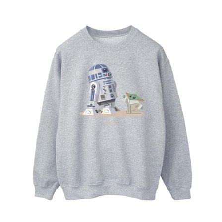 Star Wars The Mandalorian R2D2 och Grogu Sweatshirt S Spor