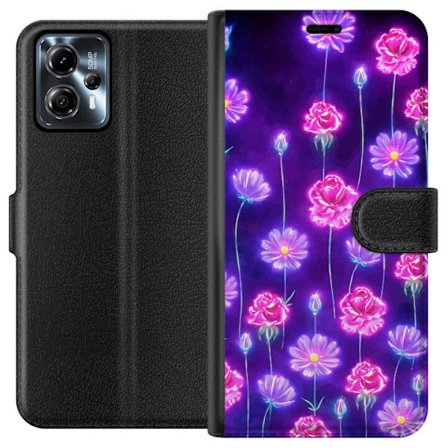 Yhteensopiva Lompakkokotelo Motorola Moto G13 Bloom Reverie Electric Petals