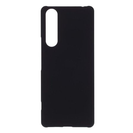 Rubberized Hard Plastic Case for Sony Xperia 10 II - Black