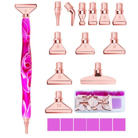 Diamantmaleri Pen Point Drill Penne ROSE GOLD-B ROSE GULD-B