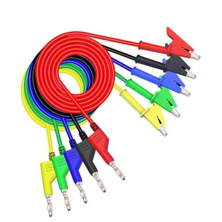 5 STK Test Probe Multimeter Testledninger Kabel Strømtesting linje