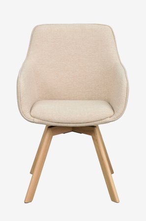 Rowico Home - Alison stol med armstöd, 2-pack - Beige - Karmstolar - Från Homeroom