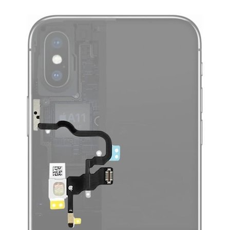 Ersättningskabel - iPhone X - På/av-knapp - Blixt - Volym - Mikrofon