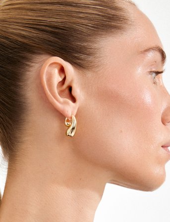 Pilgrim Jennings Earrings Gold-Plated - Gold - ONE SIZE
