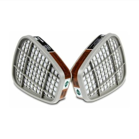 3M Filter 6001CN A2 Patron för 6000-serien Andningsskydd 2 Stycken Kompatibel med 3M