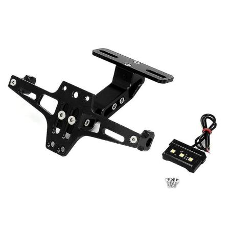 Nummerskylthållare, Motorcykel Nummerskylthållare, Nummerskyltfäste, Registreringsskylthållare, Justerbar