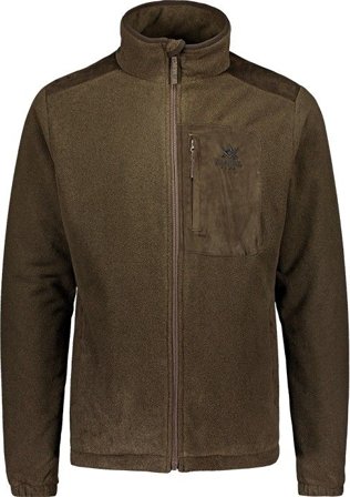 Alaska 1795 M's Dawson Waterproof Fleece Jacket Moss Brown - Softshelljakker