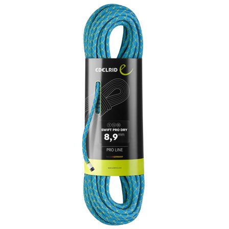 Edelrid Swift Pro Dry 8,9 mm 60 m Mountaineering equipment Blue 60M