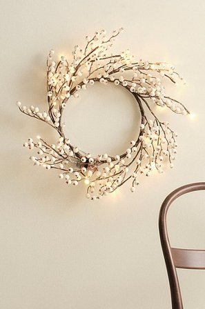 Jotex - CORDELIA krans LED Hvid - Køb Dekorativ belysning hos Jotex