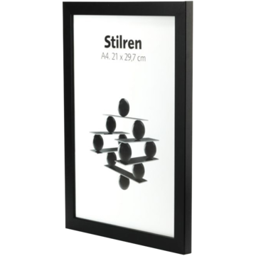Treramme Stilig Sort 29,7x42cm