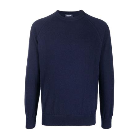 Drumohr Raglan Sleeve Sweater Blå, Herre