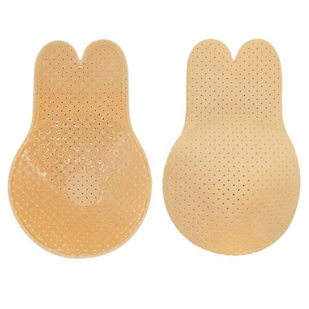 Rabbit Head Invisible Bra Pads Breathable Adhesive Breast Lift Tape Nipple Covers