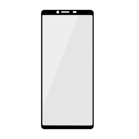 Skärmskydd Sony Xperia 10 II - Härdat Glas Svart