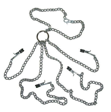 Chain harness - Kvinna - Vuxen.se - Bröstklämmor, nipple klämmor för BDSM