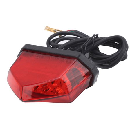 LED Stop- og Baglygte Bremsestop 12-15V Lavt Strømforbrug Universal til Dirt Bike