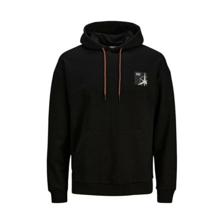 Jack & Jones, Hoodies Zwart, Heren, Maat:S