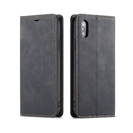 Lærveske for iPhone X / Xs