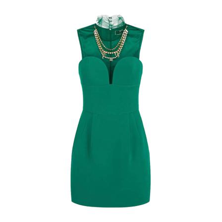 Elisabetta Franchi, Dress Groen, Dames, Maat:M,Rhinestones