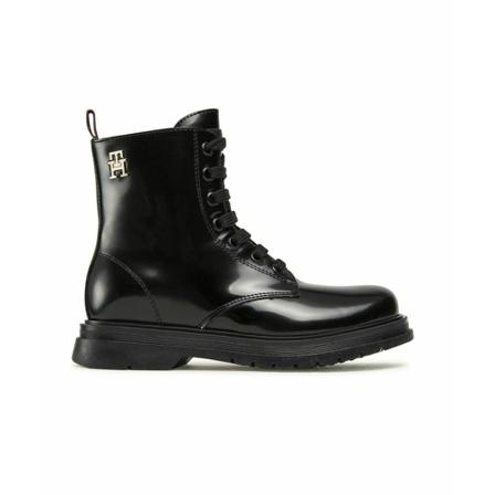 Tommy Hilfiger Lace-up Laarzen , Zwart , Dames , Maat: 39 EU Laarzen