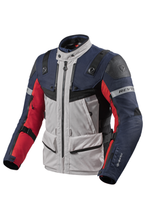 Revit Defender 3 GTX Motorcycle Jacket Red/Blue XL
