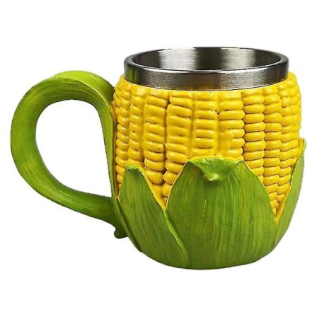 Frukt Rustfritt Stål Ølkrus Kreativ Harpiks Vannkopp Personlig 3d Frukt Krus