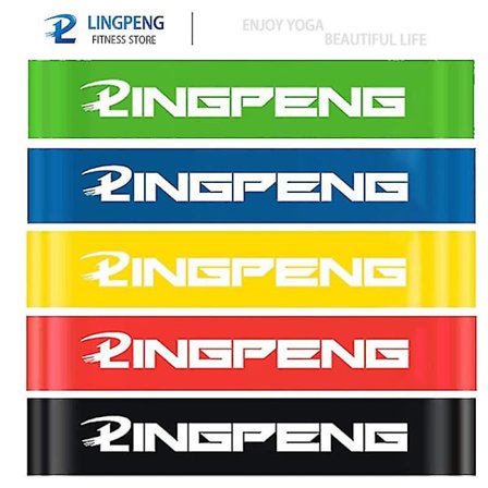 Fitness Dragrep Gummiband Yoga Elastiskt Träningsbälte Set Pilates Träning Träning Fitness