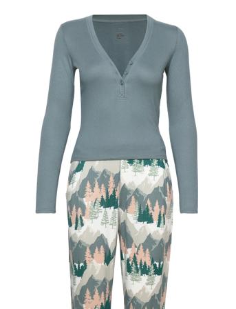 Gh Female Sleep Pyjama Harmaa Gilly Hicks