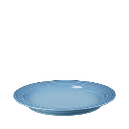 Le Creuset Tallrik Signature stengods 22 cm Chambray Skålar Blå