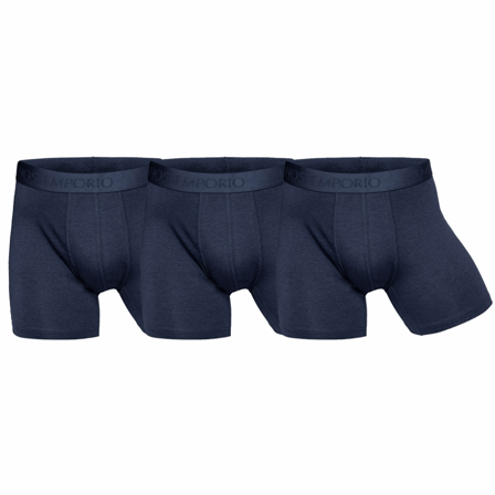 Panos Emporio 3pk Base Bamboo Boxer Navy
