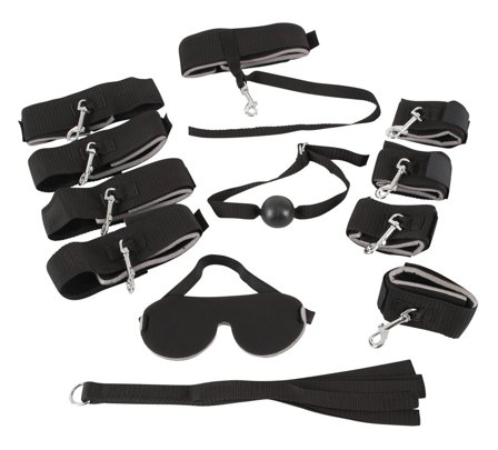 Bondage Board With Accessories - Vuxen.se - Bondage kit, BDSM leksaker i set, BDSM bondage leksaker