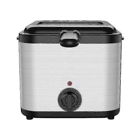 2,5l Elektrisk Frituregryde Husholdnings Lille 1000w Høj Effekt Multifunktion Rustfrit Stål Frituregryde Kebab Pommes Frites Maskine