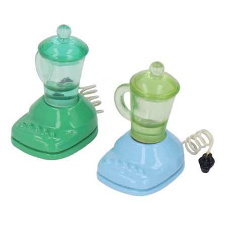 2 stk. Miniatyr Dukkehus Juicer Livaktig Mini Juice Maskin Kjøkken Leketøy Modell