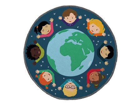 ACHOKA Lekmatta världens barn - Lyreco - Skolmöbler och inredning - Mattor - Mattor - Aktivitet